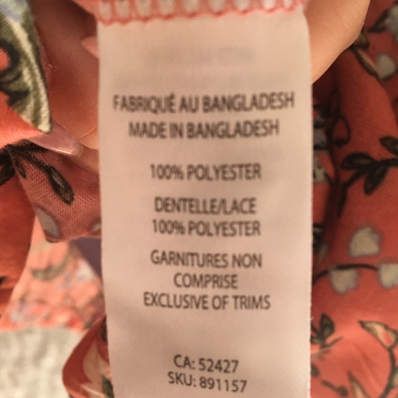 Floral Print Women's Top - Picture 3 of 5